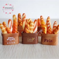 Miniature French Baguette Long - Miniature French Baguette - Miniature Bread Baguette - Fake Food Mi