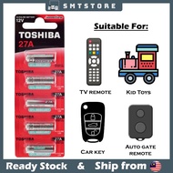 ORI TOSHIBA non rechargeable long life Alkaline12V 27A battery for multipurpose use