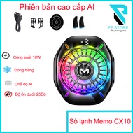 Quạt tản nhiệt sò lạnh Memo CX10 phiên bản cao cấp AI - Làm lạnh nhanh chóng - Tích hợp AI thông min