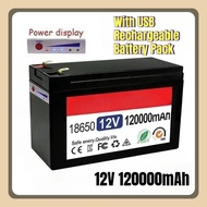 12V 120000mAh with USB Rechargeable Battery Pack