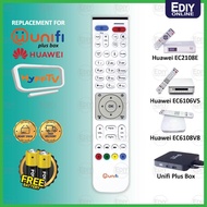 【 】 Remote Control For Unifi TM HyppTV Plus Smart IPTV SET EC6108V8 EC6106V EC2108E EC2108EB Myunifi