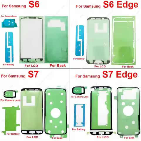 LCD Display Screen Glue Back Battery Cover Sticker Camera Lens Waterproof Adhesive Tape For Samsung 