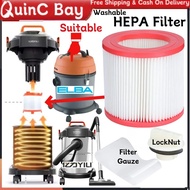 ELBA EV6720 Vacuum Cleaner Filter Replacement Parts Kit for YILI 95E/6201/77 12L 18L 20L 30L