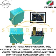 HONDA ACCORD / CIVIC / CITY OMRON POWER / HAED LAMP RELAY 12V ( ORG ) G8HN-H70 ( MADE IN JAPAN ) GRE