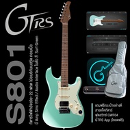 GTRS® S801 กีตาร์ไฟฟ้า 22 เฟรต อัจฉริยะ เชื่อมต่อ app ได้ เพื่อเปลี่ยนเสียงกีตาร์ + แถมฟรี GTRS GWF4