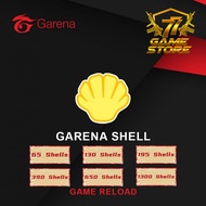 Garena Shell Pin / Redeem Code (260 / 390 / 650 / 1300 Shells)