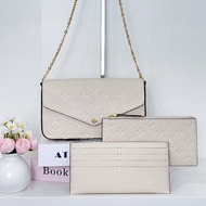Louis Vuitton｜LV 經典 壓紋 1+1 WOC