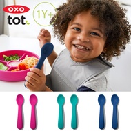 OXO tot 寶寶握全矽膠湯匙組