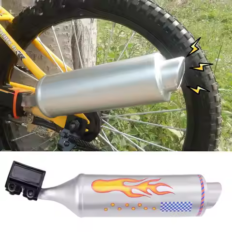 6 Different Turbo Motorcycle Sound Effects Bicycle MTB Road Bike Exhaust Pipe Creative Bicycle Exhau