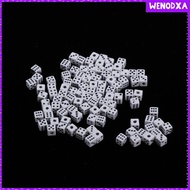 [Wenodxa] 100pcs 5mm Six Sided D6 Dice Dies for Table Games  RPG Gaming Gift Collection