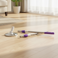 Hand-Operated Rotary Mop Handle - Spare Mop Rod for Spin Mops  Pemegang Mop Putar Tangan - Batang Mo