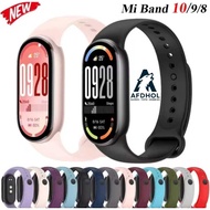 LAYAR XIAOMI MI BAND 10 9 8 QUICK RELEASE SILICONE STRAP SMARTBAND BRACELET SILICON RUBBER MI BAND 1