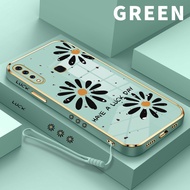 Casing For Vivo Z1 Pro Z5X 2019 2020 X90 X90 Pro Plating Laser Carving Soft Case Simple Flower