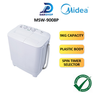 Midea Semi Auto Washing Machine Twin Tub Washer Mesin Basuh Manual Murah 9KG MSW-9008P MSW9008P