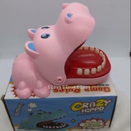 Ready Stock Crazy Hippo Roulette Game Family Game