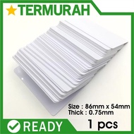 Kartu Pvc Polos Blank iD card bs inkjet Tanpa Chip Thermal