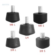 【3C】 Universal Antislip 3 8 or 1 4 Inches Tripods Monopod Rubber Foot Spikes for