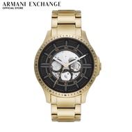 Armani Exchange Men's Analog Watch ( AX2461 ) - Quartz, Gold Case, Round Dial, 22 MM Gold Stainless 
