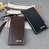 2024 New Men's Business Wallet Classic Zipper Long Wallet Large Capacity Multi functional Wallet