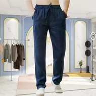 2023 Men's Cotton Linen Pants Male Summer New Breathable Solid Color Casual Linen Trousers Fitness Sweatpants Streetwear S-4XL