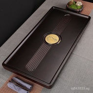 Tea Tray Tea Tray Living Room Drainage Solid Wood Household Whole Wood Imitation Tea New Tea Table O