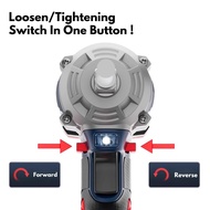 SONCO 38890 Heavy Duty 688VF Cordless Impact Wrench Electric 1/2 Inch Socket Drill Screwdriver Bater