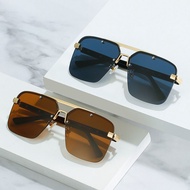 แว่นกันแดดผู้ชาย พลาด HD แว่นตาป้องกัน UV แว่นตาแฟชั่นอินเทรนด์  Men's Sunglasses. HD UV protection 