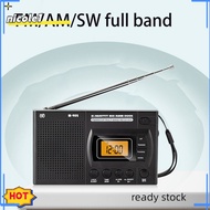 NICO Mini LCD Radio Battery Powered Portable Radio Excellent Reception Pocket AM FM Radio With Telescopic Antenna