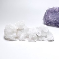 安寧。一圖一物 療癒 淨化 擺件 l 鑽石魚眼石 淡綠砂糖花球 l