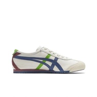 Onitsuka Tiger MEXICO 66 White Blue Green for men and women classic casual shoes