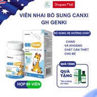 Japanese GH Genki Calcium Supplement Chewable Tablets - Activate Height Increasing Gene, Delicious B