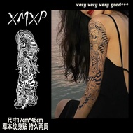 xmxp full arm Anubis herbal tattoo sticker waterproof female long-lasting arm simulation cxmxp全臂阿努比斯