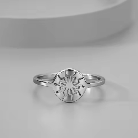 Chandler Stainless Steel Vikings Inspried Ring Powerful Magical Protective Inspired Jewelry for Wome