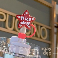 Ống Cắm Cốc Stanley Mega Dustproof Plug Decorative Cute Star Nice Day Cup Holder Phụ Kiện Đồ Dùng Ăn