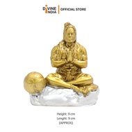 Namaskar Hanuman With Gada Statue By Resin for Pooja Gift Showpiece Vastu Home Decor Car |Hanuman Id