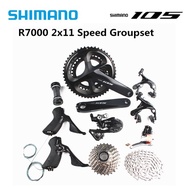 SHIMANO 105 R7000 Groupset 2x11 Speed 170mm 50-34T Road Bike Bicycle Kit Groupset Upgrade From 5800