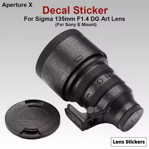 For Sigma 135mm F1.4 DG Art For Sony E Mount Lens Sticker 135F1.4 Wrap Cover for Sigma 135 1.4 Lens 