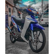 COVERSET ORIGINAL 125 Z/ZR BIRU MERAH PURPLE DIAMOND HONG LEONG YAMAHA STICKER SIAP TAMPAL MORITAKA