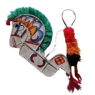 Children's toy package of horses (horses) + whips gombyok