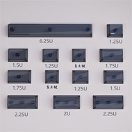 XDA High-transparency keycaps PC Mechanical keyboard material2U Transparent1.25Translucent keycaps2.