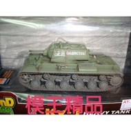 [AY Model] KV-1 KV1 With Tank Scale 1/72 Finished Product EM 36276