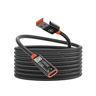 USB A Male to Type C Female Charging Cable 5Gbps Data Transfer Extension Cord Nylon Braided Wire for
