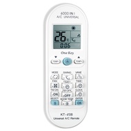 6000 in 1 A/C Universal Remote Control for Toshiba Panasonic Sanyo Fujitsu KT-e08 One Key Series Air