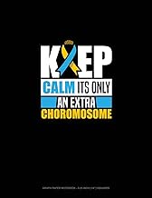 Keep Calm It's Only An Extra Chromosome: Graph Paper Notebook - 0.25 Inch (1/4") Squares: 354