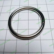 40X07- ORing / RoundRing Dd 4cm Thickness 5mm Nickel Silver