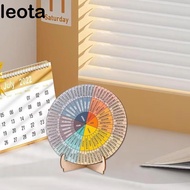 LEOTA Feelings Wheel, Double Sided Mental Health Office Desk Decor, Creative Therapy with Stand Offi