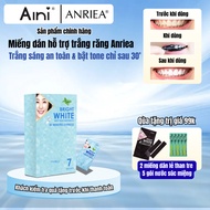 ANRIEA upgraded version of mint teeth whitening strips - convenient teeth whitening solution right a