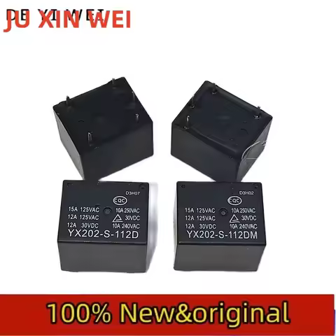 10PCS YX202-S-112D YX202-S-112DM Pressure Cooker Relay 4 feet A set of 12V thermos kettle, rice pot,