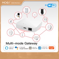 MOES Tuya Smart Wired Multi-mode Gateway ZigBee WiFi Bluetooth Mesh Hub Smart Life APP Remote Voice