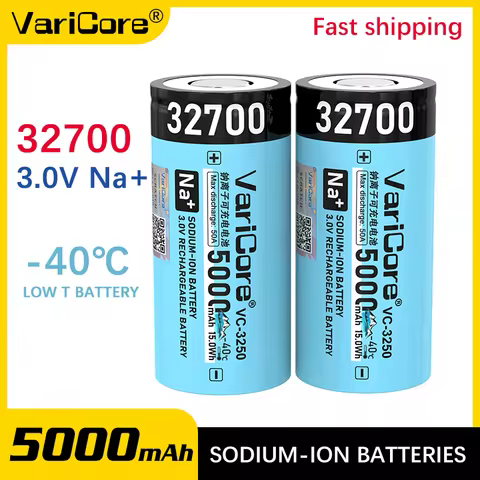 VariCore VC-3250 32700 5000mAh high-capacity power 3V sodium ion rechargeable battery with low tempe